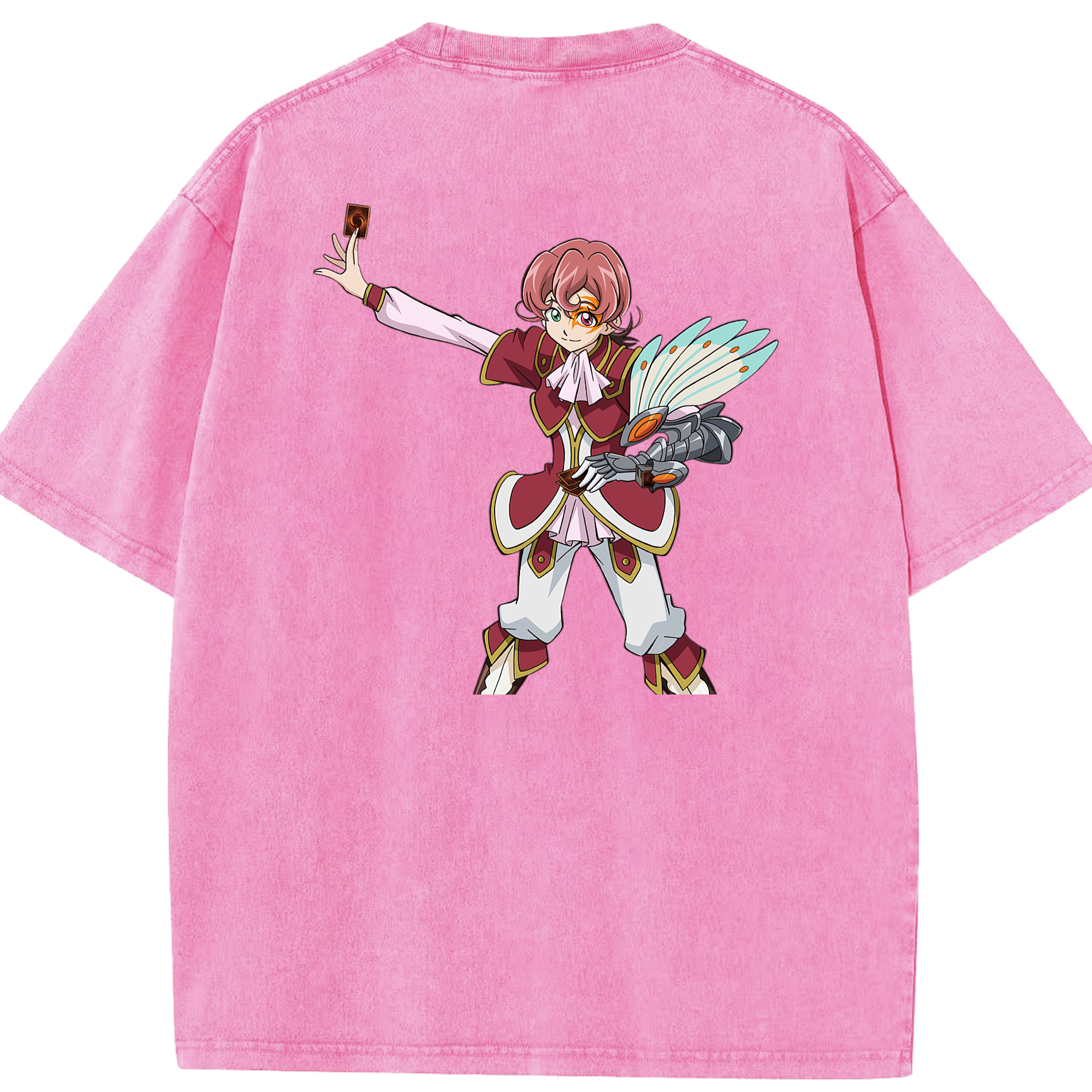 （画像用） 遊☆戯☆王 Yu-Gi-Oh! 綿100% ヴィンテージ風 半袖Tシャツ（背面プリント）